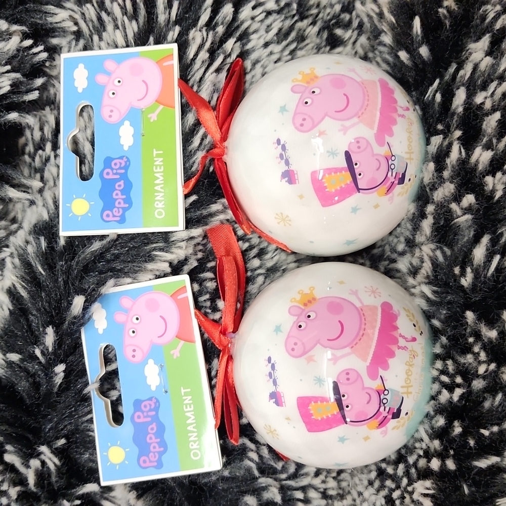 Peppa pig official Christmas ornaments